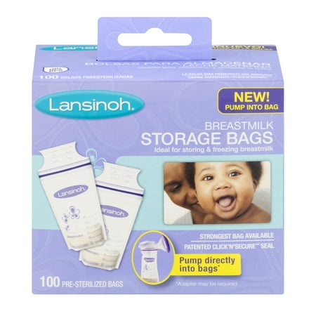 Lansinoh Breastmilk Storage Bags - 100 CT