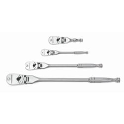 4 Piece Full Polish Flex Head Ratchet Set