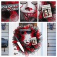 thumbnail image 3 of Halloween Wreath Outdoor Indoor, Decorations Creative Scary Party, 3 of 5