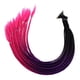 thumbnail image 2 of Trenzas para tocados Trenzas para tocados con degradado Cola de caballo Cabello para tocado Negro rosa rojo, 2 of 8
