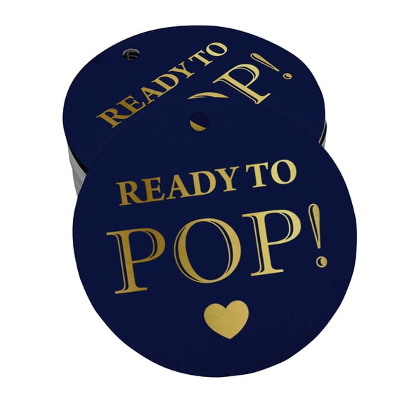 Inkdotpot Gold Foil Paper Hang Tags Ready To Pop Baby Shower Favor Tags 50 Pieces