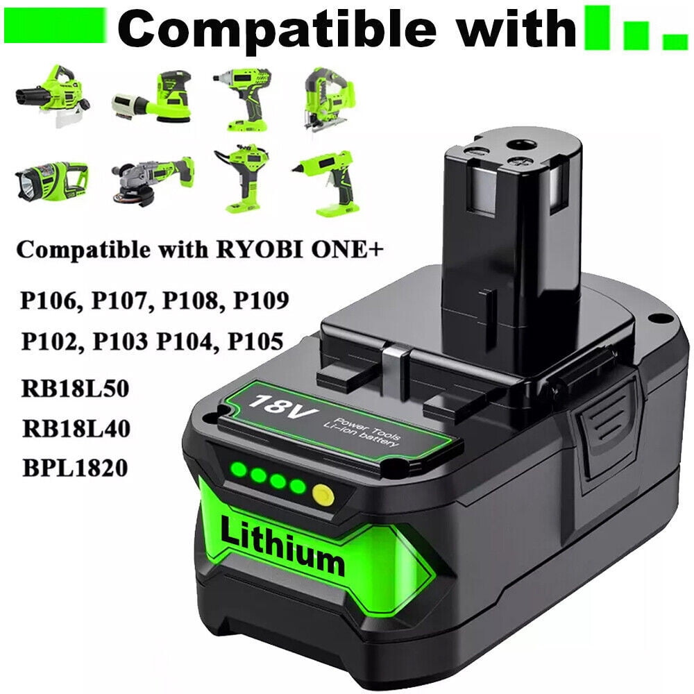 4Pack 18V 8.0AH For Ryobi One + Plus P108 P109 18 Volt Lithium-ion High Capacity Battery Lots
