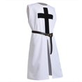 thumbnail image 4 of BLESSUME Unisex White Medieval Knight Tunic Belt, 4 of 4
