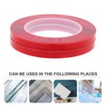 thumbnail image 4 of KAKOWELY 2 rollos de cinta adhesiva de doble cara transparente para montaje, resistente y adhesiva para embalaje de uñas a presión., 4 of 5