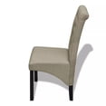 thumbnail image 4 of vidaXL Dining Chairs 2 pcs Beige Fabric, 4 of 6