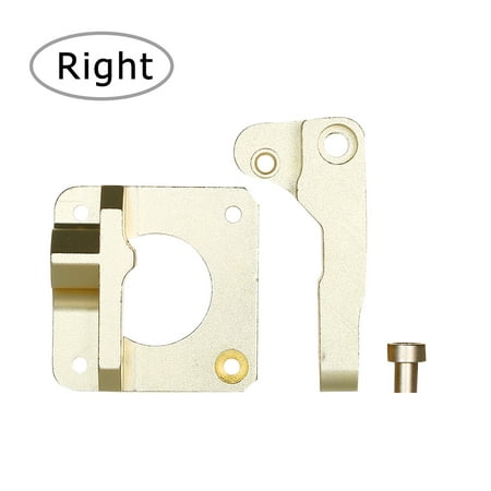 MK8 Remote Extruder 3D Printer Parts Aluminum Alloy Block Bowden Extruder 1.75mm Filament Reprap Extrusion For CR10 CR-10 Gold Right (Best Way To Remove Printer Ink From Hands)