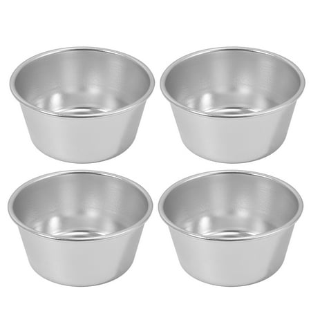 

4Pcs Household Pudding Cups Multi-function Muffin Cups Convenient Baking Molds Baking Accessory