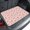 Pink, White, Rose, variant on Universal Car Trunk Mat 29"x39", Cherry Blossoms Waterproof Cargo Liner, Non-Slip Durability Cargo Mat, Spring Floral Circle Retro Rustic Pink All Weather Rear Trunk Protector for Car SUV