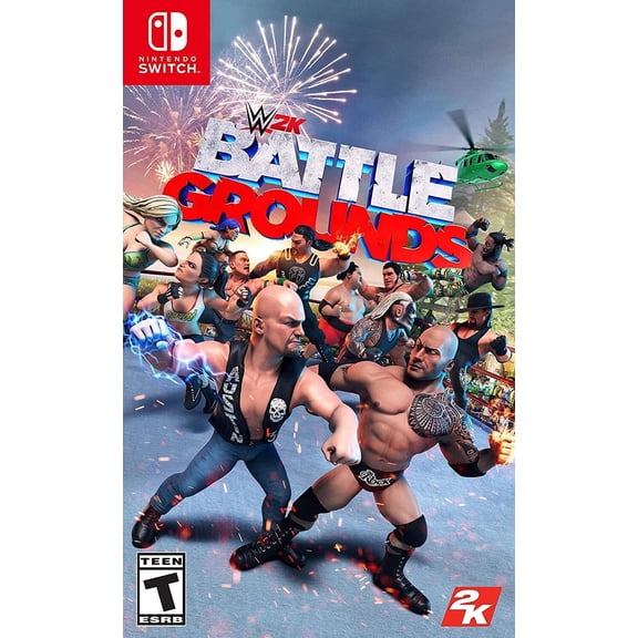 Restored WWE 2k Games Battlegrounds - Nintendo Switch