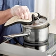 thumbnail image 3 of Truecraftware – 2 qt. Stainless Steel Saucepan with Lid - Multipurpose Sauce Pan Set Use for Home Kitchen or Restaurant Oven Safe Induction Ready & NSF Certified, 3 of 6