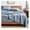 10 - Dusty Blue, variant on Queen Sheet Set - Luxury 1800 Ultra-Soft Stonewashed Microfiber - Brushed - Deep Pockets - Easy Fit - Breathable Bedding - Sheet Sets & Pillowcases (Queen, Dusty Blue)