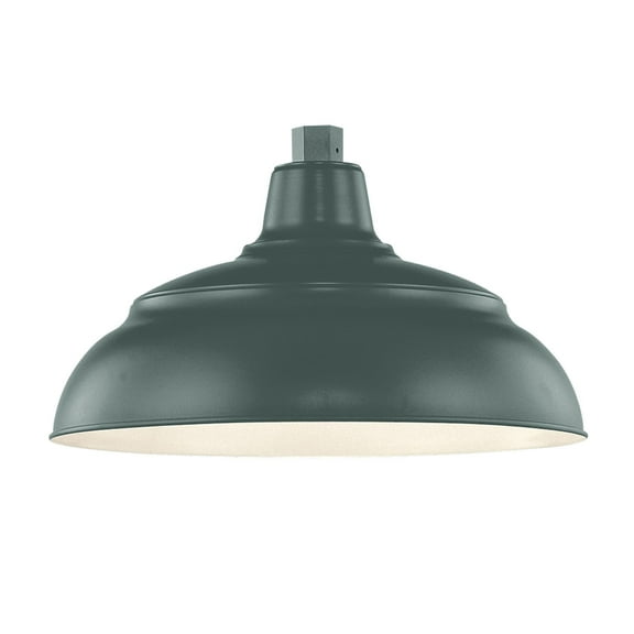 Millennium Lighting R Series 14" Metal Warehouse Shade in Satin Green