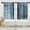 Abstract Blue, variant on Turquoise Kitchen Curtains 63 Inch Length Abstract Window Curtains Over Sink Set of 2, Teal Contemporary Curtain for Bedroom Living Room, Modern Kitchen Decor 42x63 Inch