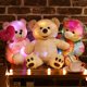 thumbnail image 2 of Oso de peluche con luz LED de 30cm para niños, oso de peluche de colores, unicornio, Alpaca, almohada brillante, regalo de Navidad, 2 of 5