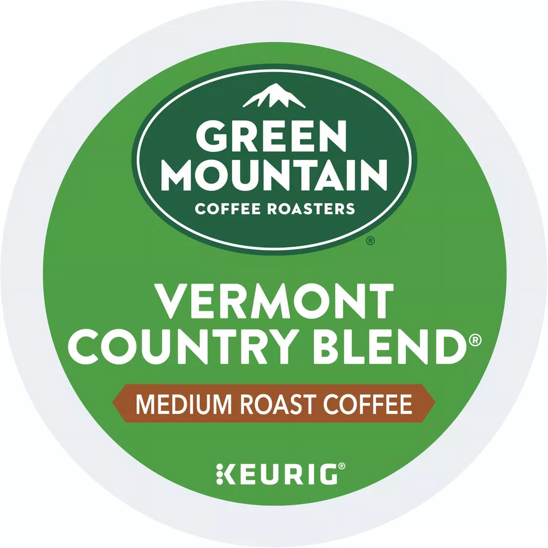 Green Mountain Coffee Vermont Country Blend, K-Cup Pods, Medium Roast, 120 Count