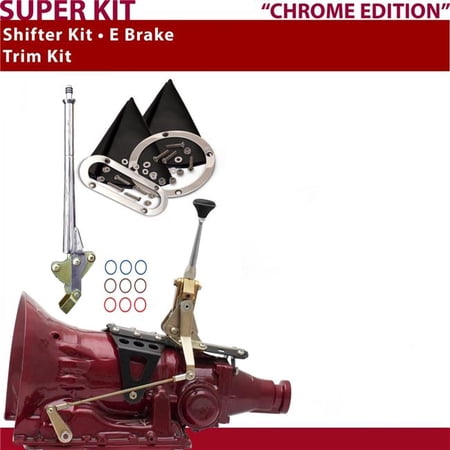 American Shifter TH400 Shifter Kit 6 in. E Brake Trim Kit for D46EC