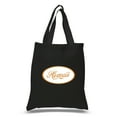 thumbnail image 1 of LA Pop Art Small Word Art Tote Bag - HAWAIIAN ISLAND NAMES & IMAGERY, 1 of 2