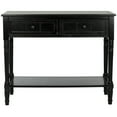 thumbnail image 2 of SAFAVIEH Samantha 2-Drawer Console Table Distressed Black, 2 of 5