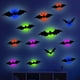 thumbnail image 3 of Decoraciones de Halloween Al Aire Libre Halloween 3D Led Color Flash Party Display Stand Decoración de Pared Decoraciones de Halloween Interior, 3 of 5