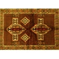 thumbnail image 1 of Ahgly Company Indoor Rectangle Persian Yellow Traditional Area Rugs, 6' x 9', 1 of 4