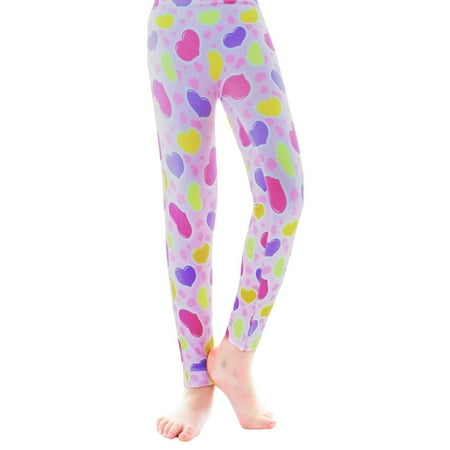

MeMoi Girls Valentine Bubble Love Seamless Stretch Leggings - Girls - Female