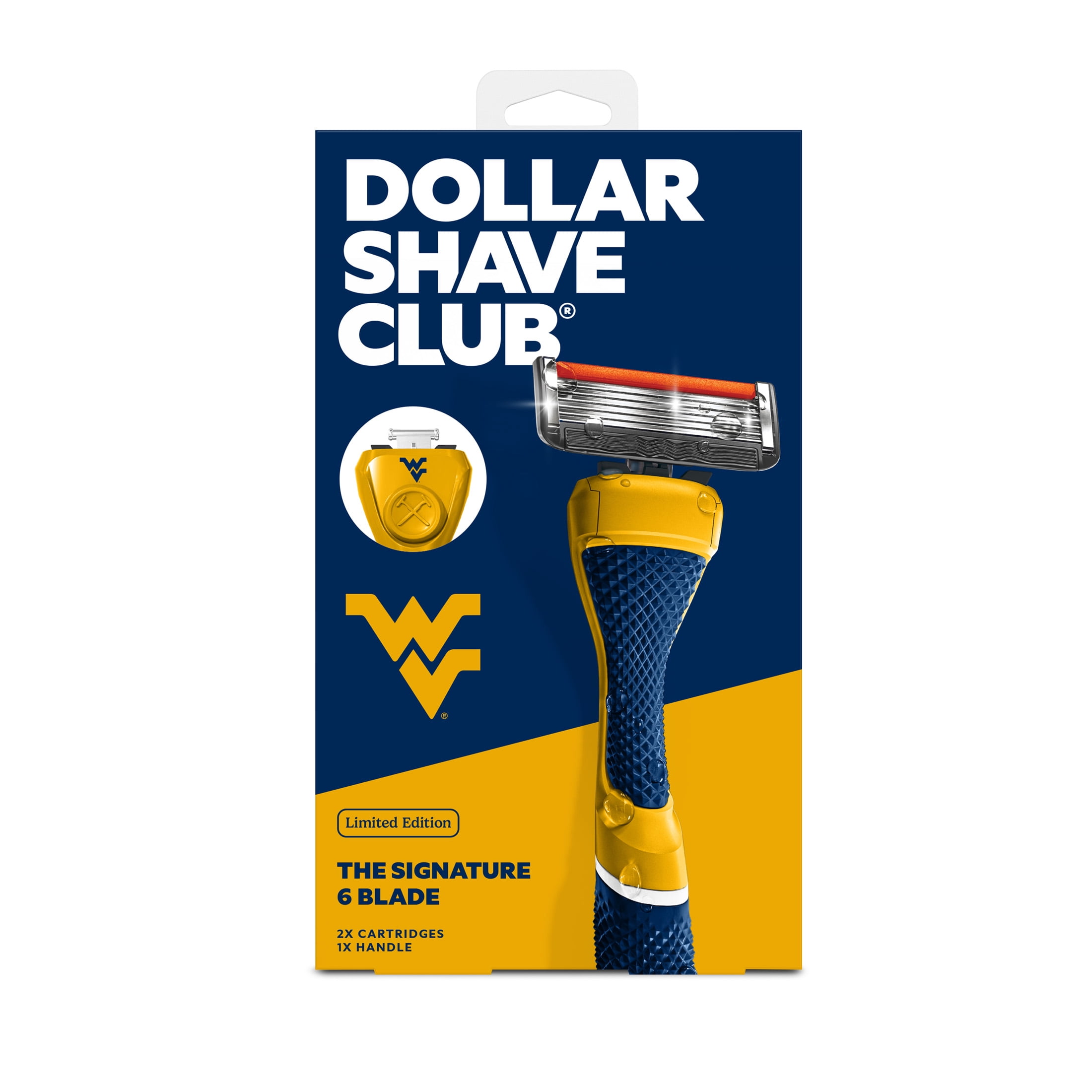 Dollar Shave Club West Virginia 6-Blade Razor Starter Set