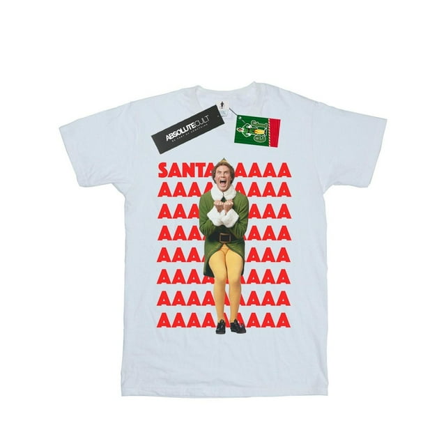Elf T-Shirt Garçon Buddy Santa Scream