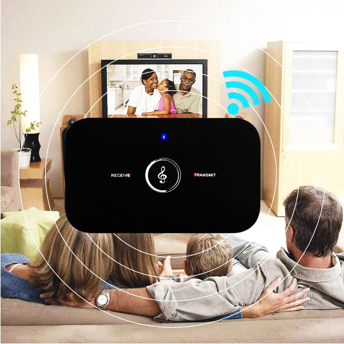 Wireless Adapter Bluetooth 4.1 Channel Sterio Receiver with RCA Cable 2 in 1