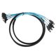 thumbnail image 2 of Cable 4 SATA A 4 SATA, Compatible Con Hot Swap Mini SAS Cable Blindaje De Doble Grupo Para La Placa Base De La Computadora ANGGREK 1 m/3,3 pies, 2 of 8