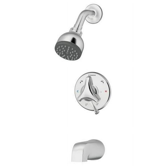 Origins Single Tri-Star Handle Tub and Shower Faucet Trim with Lever Diverter in Chrome (Valve Not Included)