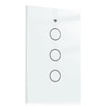 thumbnail image 1 of TUYA Smart Light Interruptor Cuenta regresiva Teléfono Móvil Lámpara de control remoto Interruptores de sala de estar Suministros Inteligentes para el hogar EE.UU. White 3-Gang Yuarrent HA011723-03, 1 of 7