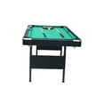 thumbnail image 5 of DSstyles 65.75-Inch Indoor Pool Table, Black, w/Cues & Balls, 5 of 5