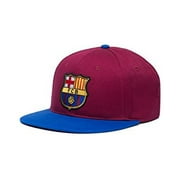 Fan Ink Limited Adult Unisex International Soccer Barcelona Basic Snapback Hat, Team Color, One Size