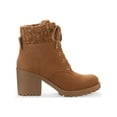 thumbnail image 2 of Sun + Stone Womens Romina Knit  Combat & Lace-up Boots, 2 of 3