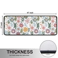 thumbnail image 5 of Kitchen Rugs Sets Of 2,Colorful Daisy Flower Floral Pattern Anti Fatigue Kitchen Mat Rugs Non Slip Washable,Decorative Kitchen Floor Mats for Kitchen,Sink,Laundry,17"x47"+17"x47", 5 of 5