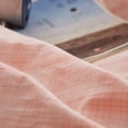 thumbnail image 2 of Home Soft Things 3 Piece Washed Cotton Duvet Cover Set - Kolkata - Soft Pink - 102" x 90", 2 of 5