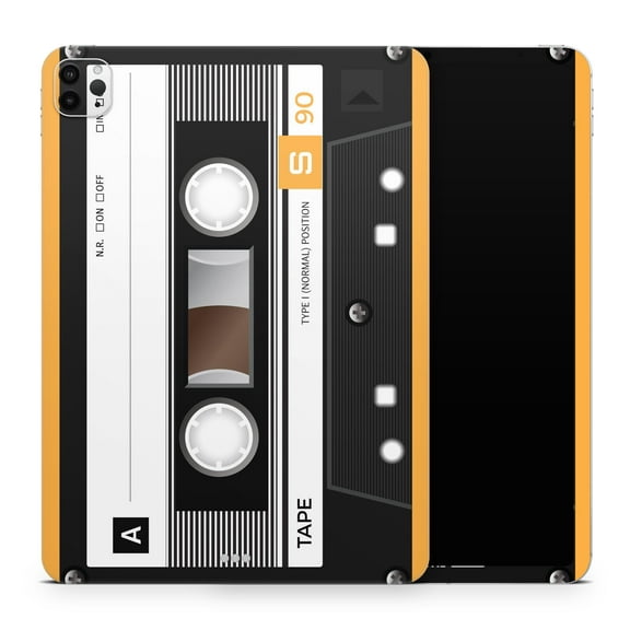 DesignSkinz Retro Cassette Tape V12 Full-Body Skin Decal Wrap Cover for iPad (A1219/A1337)