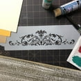 thumbnail image 4 of Designer Stencils Turn of The Century Cake Stencil Side, Beige/Semi-Transparent, 4 of 4