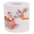 thumbnail image 2 of 5 Styles Santa Claus Paper Roll Tissue Paper Towels Christmas Decorations Xmas Santa Office Room Toilet Paper 15 Roll, 2 of 5