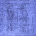 thumbnail image 1 of Ahgly Company Indoor Square Oriental Blue Industrial Area Rugs, 7' Square, 1 of 4