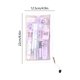 thumbnail image 3 of Juego de papelería de 10 piezas con bolígrafos, resaltador, cinta correctora, bloc de notas, borrador, lápiz, llavero y estuche para uso escolar y de oficina., 3 of 6