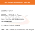 thumbnail image 2 of MAX Advanced Brakes - Front Brake Kit For 1995-2002 Ford E150 Econoline| Carbon Ceramic Brake Pad and Rotor Kit| Daily Driving OE Replacement Brake Rotors, 2 of 9