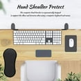 thumbnail image 4 of Hand Shoulder Protect Armrest Pad Desk Attachable Computer Table Arm Support Mouse Pads Arm Wrist Rests Chair Extender For Table Black, 4 of 8