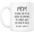 thumbnail image 2 of Mother's Day Funny Grandma Coffee Mug Christmas Gifts from Grandson Granddaughter, Dear Grandma, Thanks for Being... Love Your Favorite Cups 11 Oz, Birthday Present Idea for Grandmother, 2 of 5