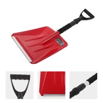 Foxnovo 1Pc Durable Plastic Snow Shovel for Vehicle Snow and Mud Removal in Extreme Weather