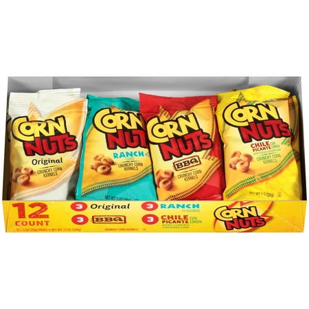 Corn Nuts Corn Kernels Variety Pack, 12 ct - 1.0 oz Bags