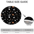 thumbnail image 6 of Cute Halloween Elements Pattern Round Fitted Tablecloth with Elastic Edge,Dining Table Cover Waterproof,Outdoor Round Tablecloth for Camping,Dining,Indoor and Outdoor, 6 of 7