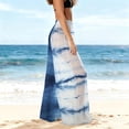 thumbnail image 4 of Gamivast Mesh Beach Cover up Pants for Women High Waisted Wide Leg Sheer Swimsuit Bottoms Tie Dye Bathing Suit Trousers Summer Vacation Pool Outfits, 4 of 7