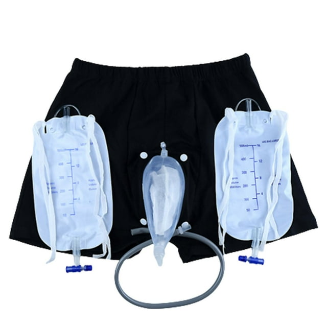 Washable Adult Incontinence Diaper Pants Reusable Leakproof Cloth Briefs for Men Women, Adjustable Urinary Protection, Size S-L, 500ml Capacity