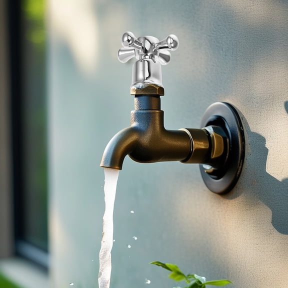 LOLIPPYY Brass Faucet Handle Replacement Set for Kitchen Sink Tap Knob, and Easy to Install, Compatible with Most Faucets